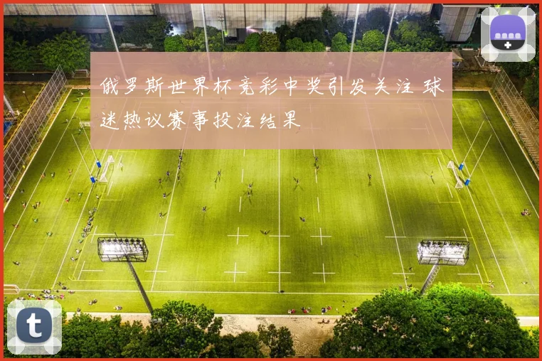 俄罗斯世界杯竞彩中奖引发关注 球迷热议赛事投注结果